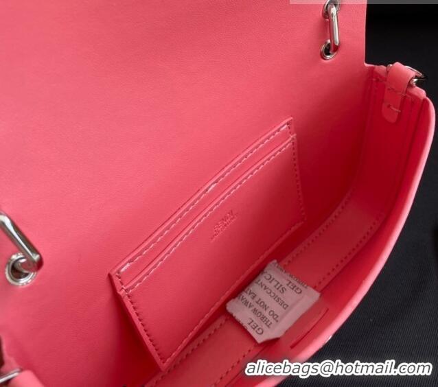 Promotional Fendi Baguette Bag Phone in Calf Leather 37390 Pink 2023