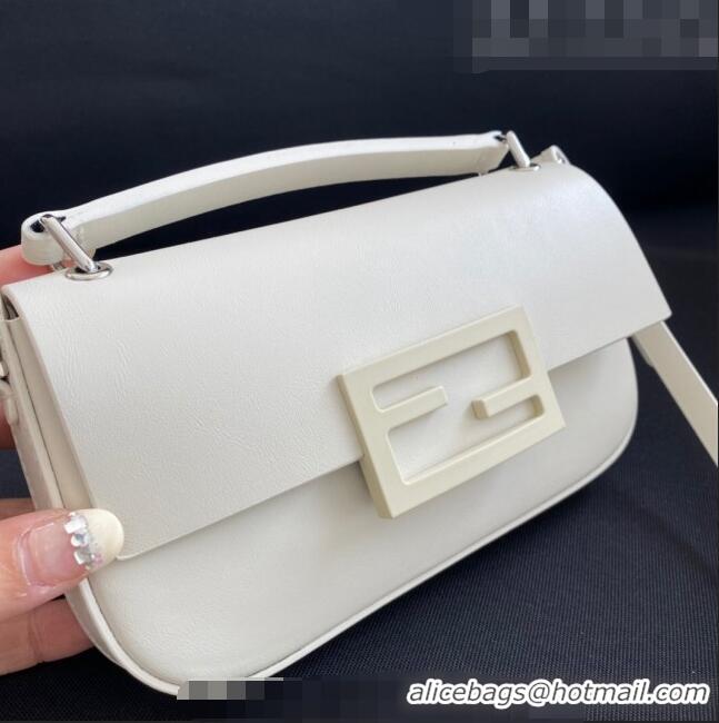 Best Price Fendi Baguette Bag Phone in Calf Leather 37390 White 2023