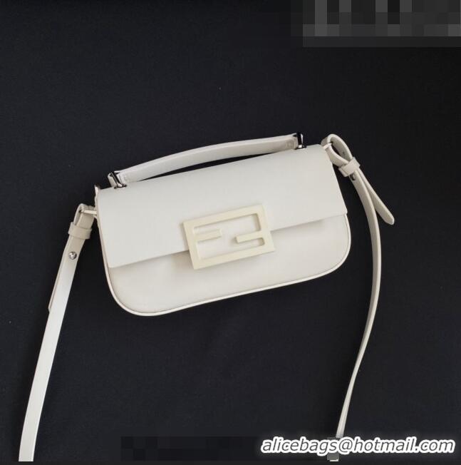 Best Price Fendi Baguette Bag Phone in Calf Leather 37390 White 2023