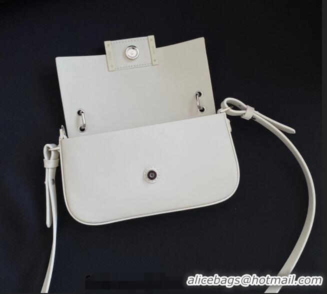 Best Price Fendi Baguette Bag Phone in Calf Leather 37390 White 2023