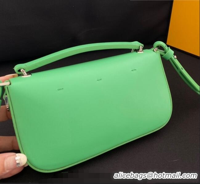 Buy Fashionable Fendi Baguette Bag Phone in Calf Leather 37390 Green 2023