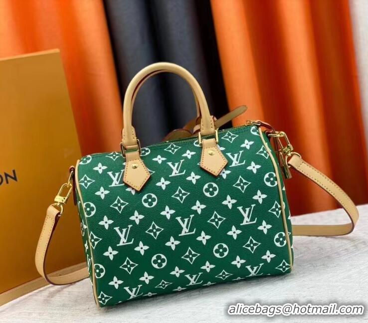 New Design Louis Vuitton Monogram Speedy Bag M24424 Green