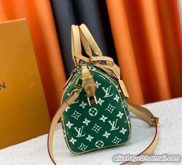 New Design Louis Vuitton Monogram Speedy Bag M24424 Green