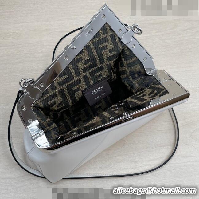 Trendy Design Fendi First Small Bag in Patent Leather 2217 White 2023