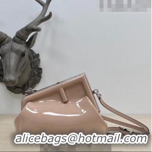 Well Crafted Fendi First Small Bag in Patent Leather 2217 Nude 2023