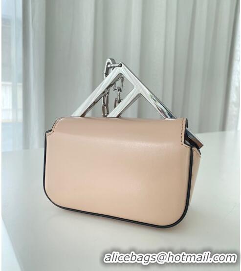 Reasonable Price Fendi First Sight Nano Bag Charm in Glossy Leather 8609S Nude 2023