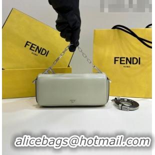 Well Crafted Fendi First Sight Small Bag Charm in Glossy Leather 072M75 Pale Green 2023