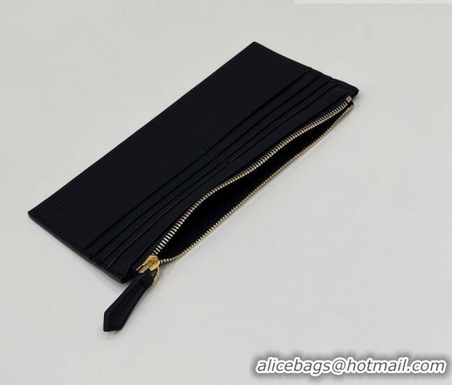 Good Looking Fendi Fendigraphy Leather Wallet On Chain F3105 Black 2023