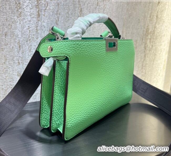 Buy Best Price Fendi Peekaboo ISeeU XCross Bag in Grained Leather F3126 Light Green 2023