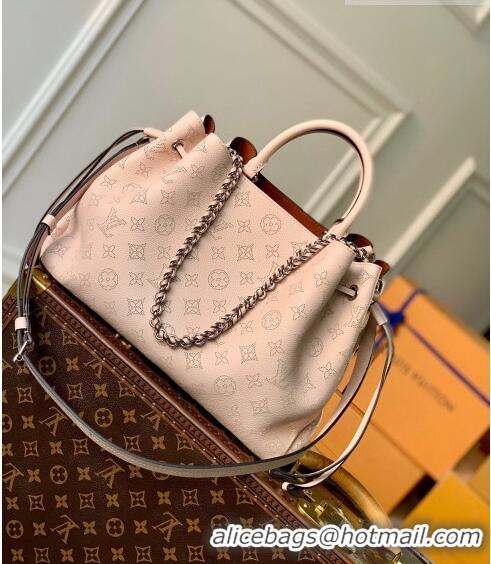 Well Crafted Louis Vuitton Bella Tote Bag in Mahina Perforated Calfskin M59203 Beige