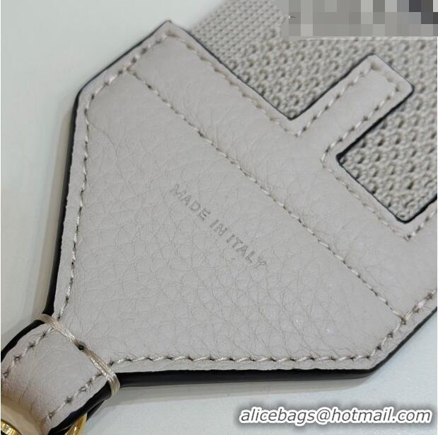 Buy Fashionable Fendi Strap You Ribbon Shoulder Strap 915 Grey 2023