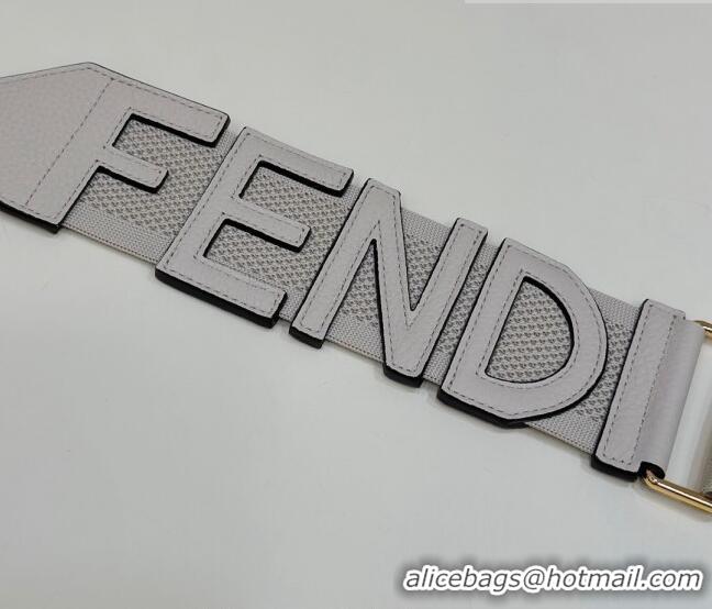 Buy Fashionable Fendi Strap You Ribbon Shoulder Strap 915 Grey 2023