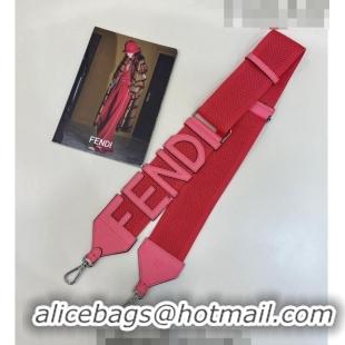 Top Quality Fendi Strap You Ribbon Shoulder Strap 915 Red 2023