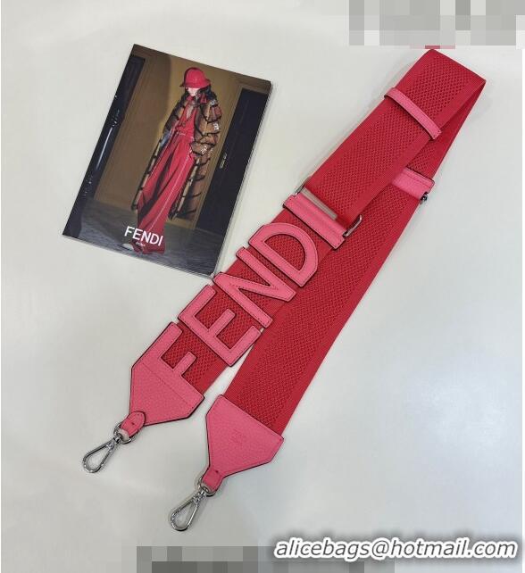 Top Quality Fendi Strap You Ribbon Shoulder Strap 915 Red 2023