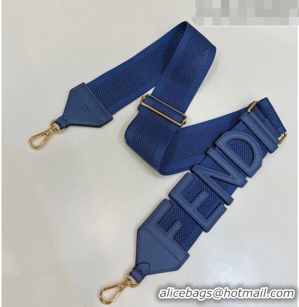 Good Taste Fendi Strap You Ribbon Shoulder Strap 915 Blue 2023