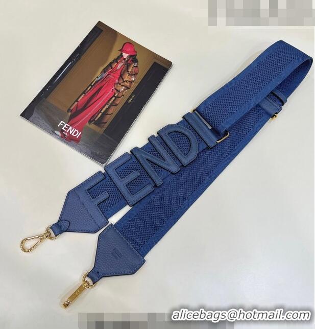 Good Taste Fendi Strap You Ribbon Shoulder Strap 915 Blue 2023