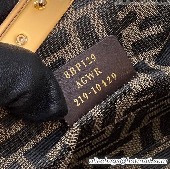 Super Quality Fendi First Small Leather Bag with Python-Look Printed F F0097 Nude 2023