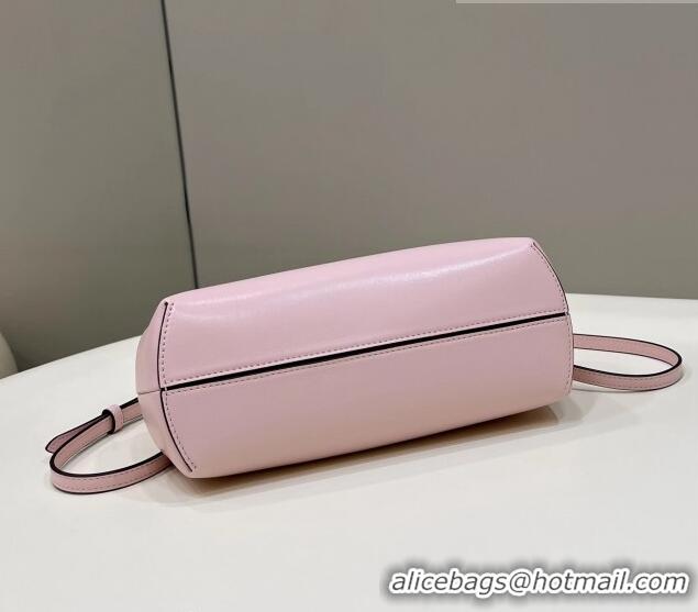 Good Taste Fendi First Small Leather Bag with Python-Look Printed F F0097 Light Pink 2023