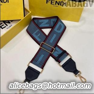 Noble Useful Fendi Strap You Ribbon Shoulder Strap 908 Blue 2023