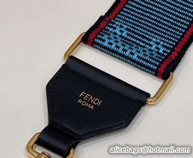 Noble Useful Fendi Strap You Ribbon Shoulder Strap 908 Blue 2023