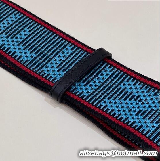 Noble Useful Fendi Strap You Ribbon Shoulder Strap 908 Blue 2023