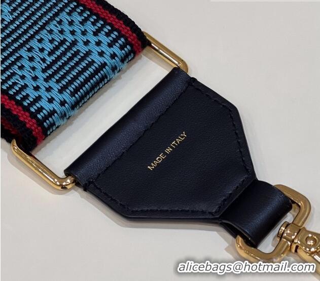 Noble Useful Fendi Strap You Ribbon Shoulder Strap 908 Blue 2023