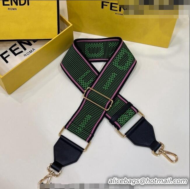 Cheapest Fendi Strap You Ribbon Shoulder Strap 908 Green 2023