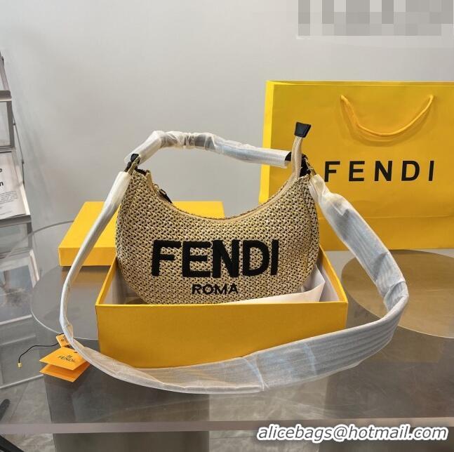 Trendy Design Fendi Fendigraphy Hobo Straw bag F0708 2023