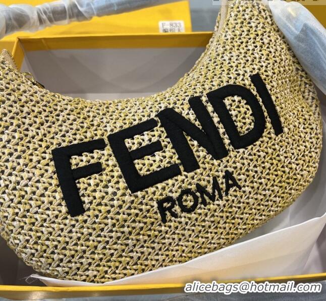 Trendy Design Fendi Fendigraphy Hobo Straw bag F0708 2023