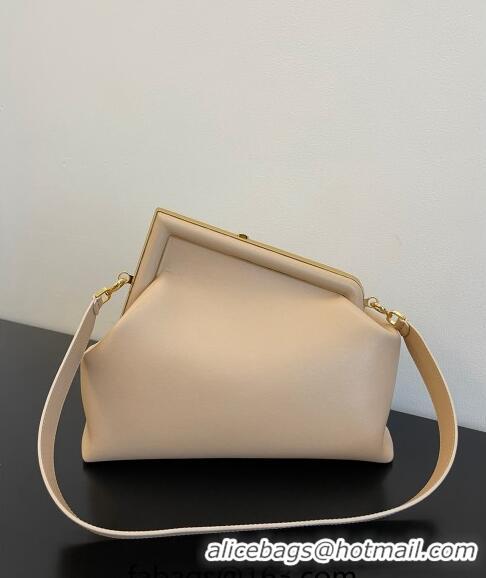 Good Quality Fendi First Medium Leather Bag 128L Nude 2023