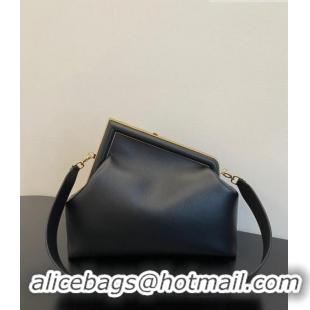 Most Popular Fendi First Small Leather Bag 128M Black 2023