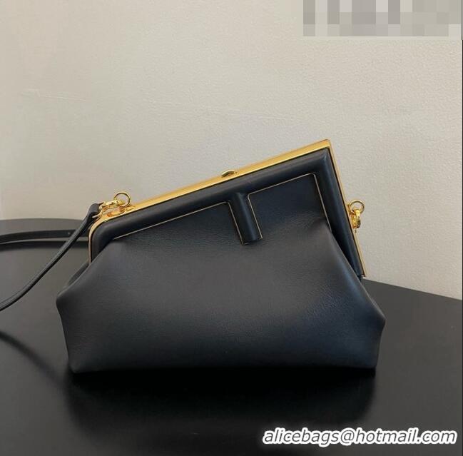 Most Popular Fendi First Small Leather Bag 128M Black 2023