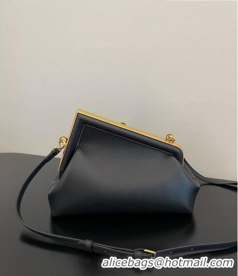 Most Popular Fendi First Small Leather Bag 128M Black 2023