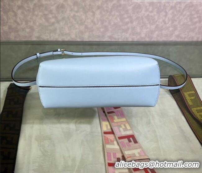 Classic Inexpensive Fendi First Small Leather Bag 128M Light Blue 2023