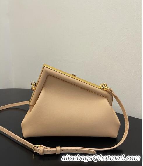 Well Crafted Fendi First Small Leather Bag 128M Nude 2023