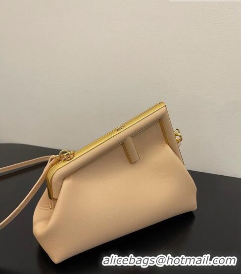 Well Crafted Fendi First Small Leather Bag 128M Nude 2023