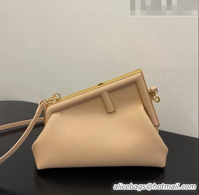 Well Crafted Fendi First Small Leather Bag 128M Nude 2023