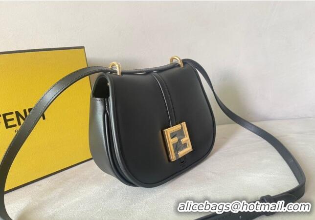 Good Looking Fendi C' mon Small Satchel Bag in Smooth and Full-grain Leather F1036  Black 2023