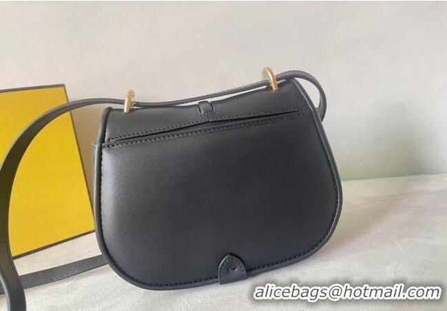 Good Looking Fendi C' mon Small Satchel Bag in Smooth and Full-grain Leather F1036  Black 2023