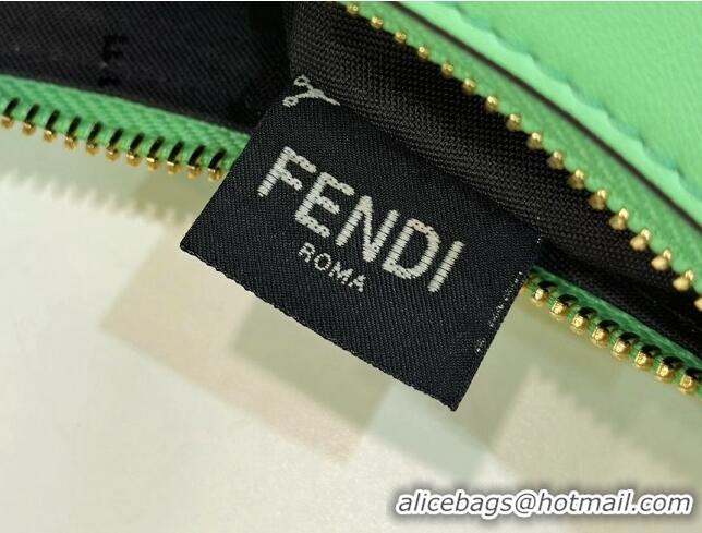 Classic Discount Fendi Fendigraphy Small Hobo Bag in Leather 80056M Green 2023 TOP