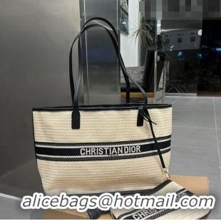 Buy Cheapest Dior Large Straw Tote Bag 0627 2023