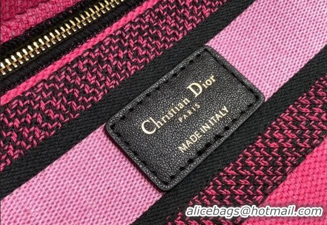 Buy Discount Dior Medium Lady D-Lite Bag in Fuchsia Multicolor Toile de Jouy Voyage Embroidery CD0060 2023