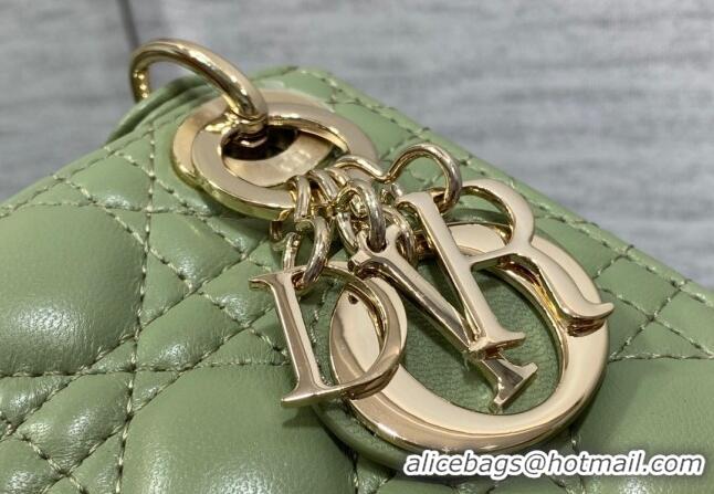 Well Crafted Dior Micro Lady Dior Bag in Lambskin CD0067 Green 2023