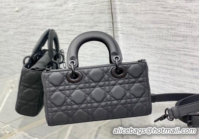 Cheapest Dior Small Lady D-Joy Bag in Cannage Lambskin CD7104 All Black 2023