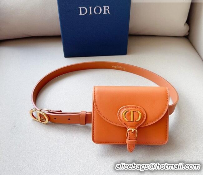 Popular Style Dior CD Calfskin Belt Bag 0629 Brown 2023