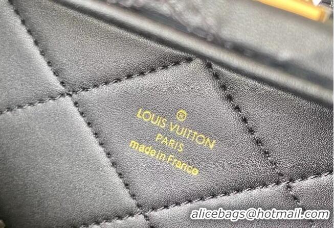 Famous Brand Louis Vuitton Petite Valise M20468 Black