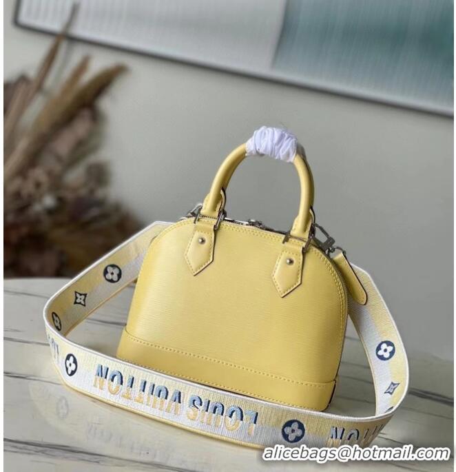 Trendy Design Louis Vuitton Epi Leather Alma BB M22213 Jaune Plume Yellow