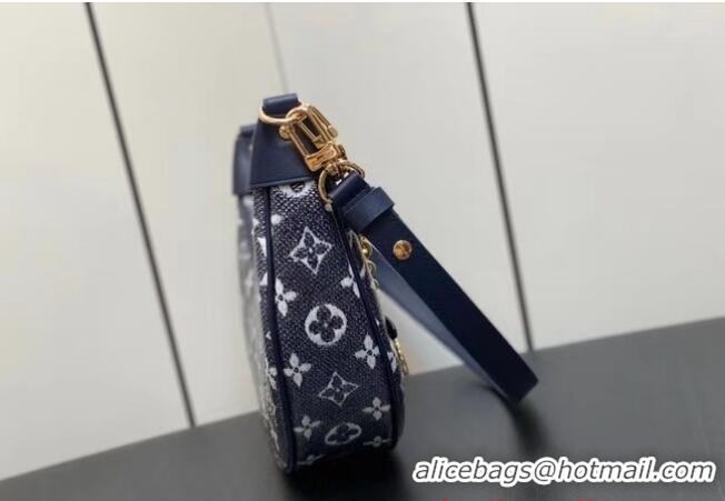 Buy Inexpensive Louis Vuitton Monoglam Canvas Loop PM M22928 dark blue