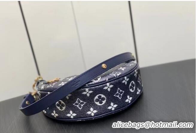 Buy Inexpensive Louis Vuitton Monoglam Canvas Loop PM M22928 dark blue