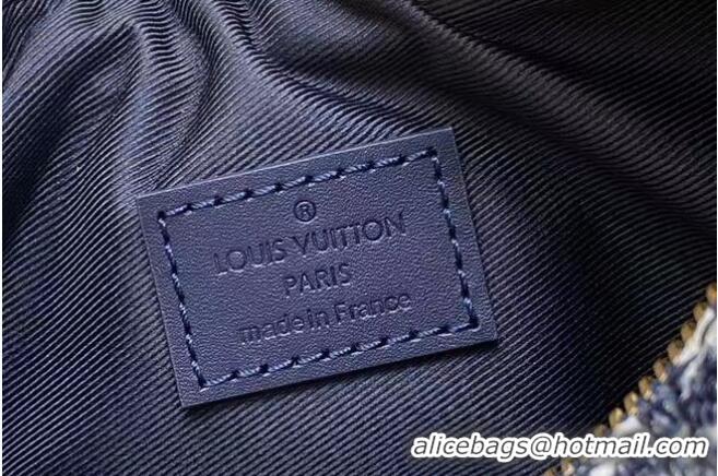 Buy Inexpensive Louis Vuitton Monoglam Canvas Loop PM M22928 dark blue